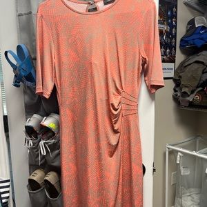 Taupe/Mauve knee length dress